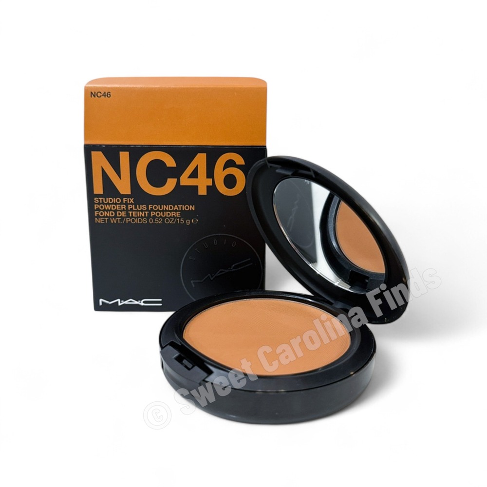 MAC Studio Fix Powder Plus Foundation NC46 15g‎ /0.52oz NEW ✔️ Original Formula